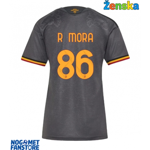 AS Roma Rodrigo Mora #86 Rezervni Dres za Ženska 2026-27 Kratak Rukav